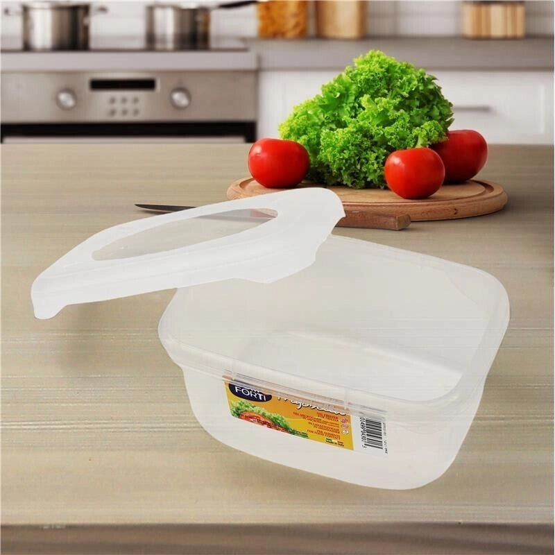 SET 3 CONTENITORI ERMETICI FRIGOBELLA RETTANGOLARI 0,50 LITRI