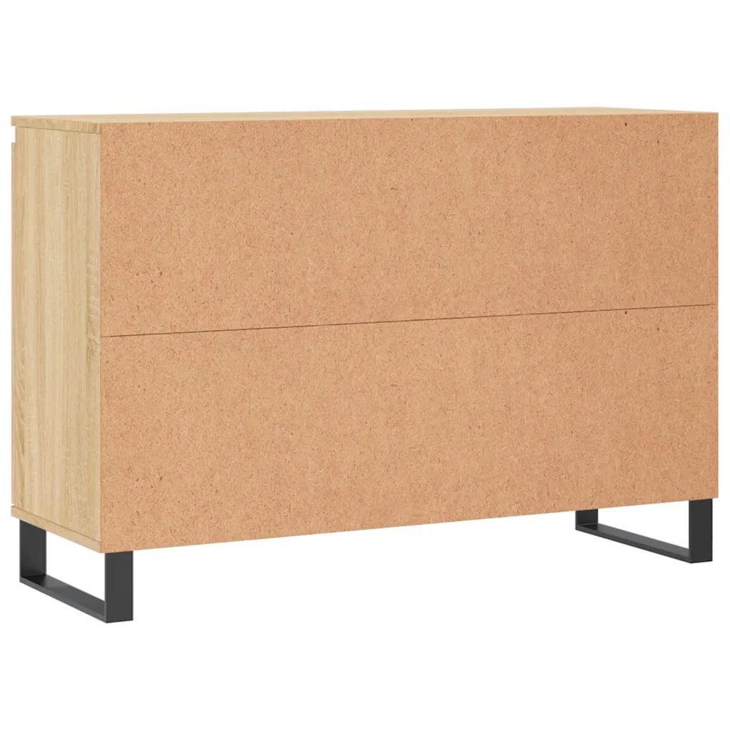 Credenza | Madia | Buffet da pranzo | Armadio da pranzo Rovere Sonoma 101,5x35x70 cm in Legno Multistrato