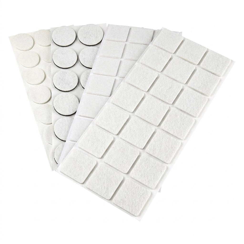 SOTTOSEDIA AUTOADESIVO ø 16 - pz 15 bianco- 10 blister  - Blister Koncreto