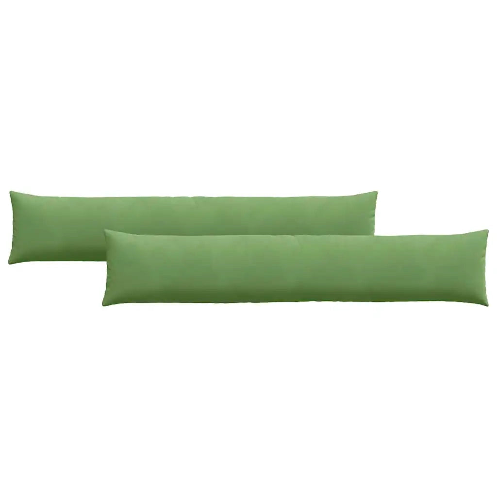 Cuscini da Divano 2 pz | Cuscini per sedie Verde chiaro 200 x 40 cm