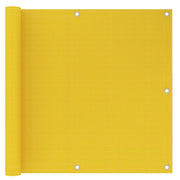 Schermo per balcone schermo per la privacy 90 x 500 cm HDPE giallo 02_0010203