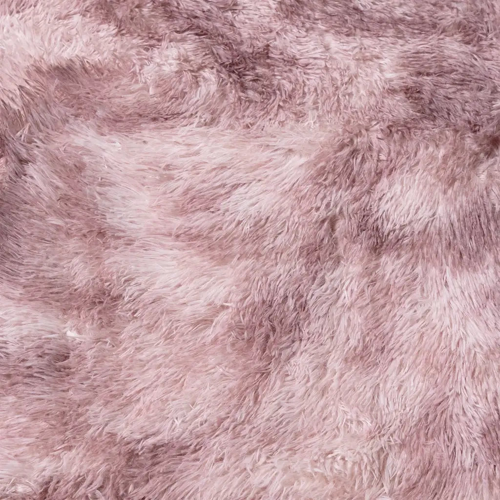 Tappeto Shaggy a Pelo Lungo NAVARRA Rosa Antico 200x200cm 4102881