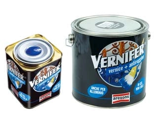 VERNIFER VERNICE ANTIRUGGINE IN GEL  verde smeraldo brillante (4871) ml.750    AREXONS