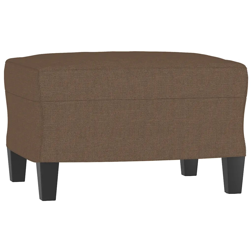 Set di Divani 3 pz Marrone in Tessuto 3201909