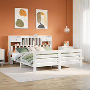 Giroletto con Libreria senza Materasso 180x200 cm in Legno Pino 3309972