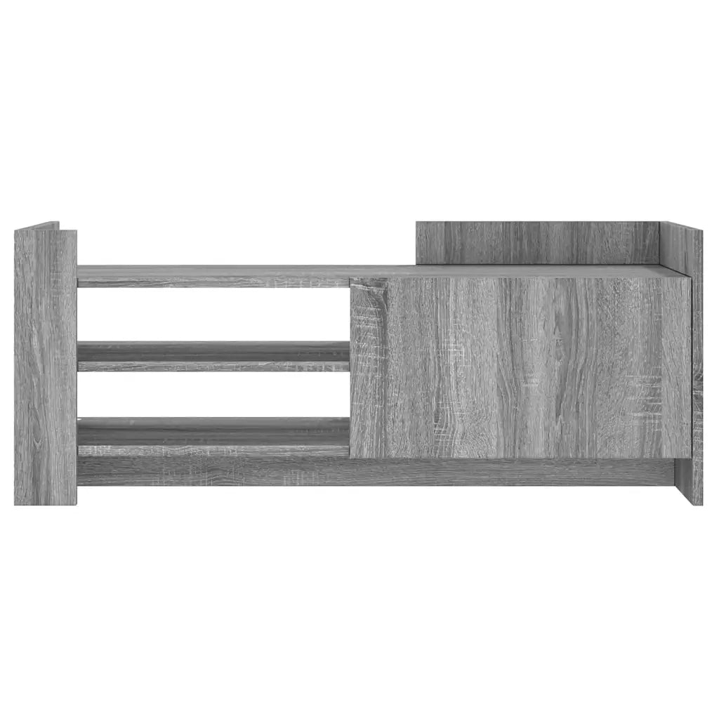 Mobile TV Grigio Sonoma 100x35x40 cm in Legno Multistrato 848379