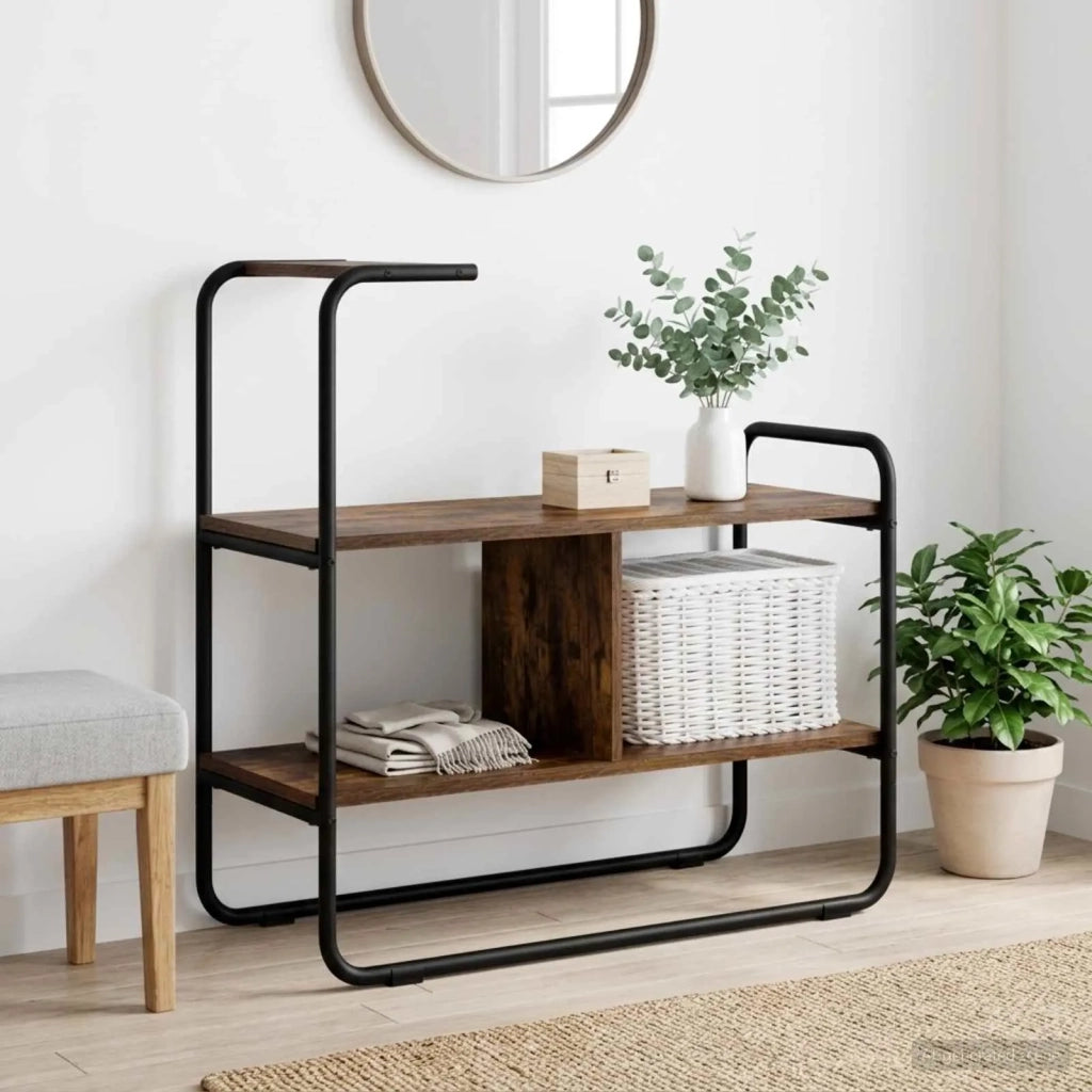 Tavolo consolle Rovere Fumo 80 x 35 x 75 cm 8007559