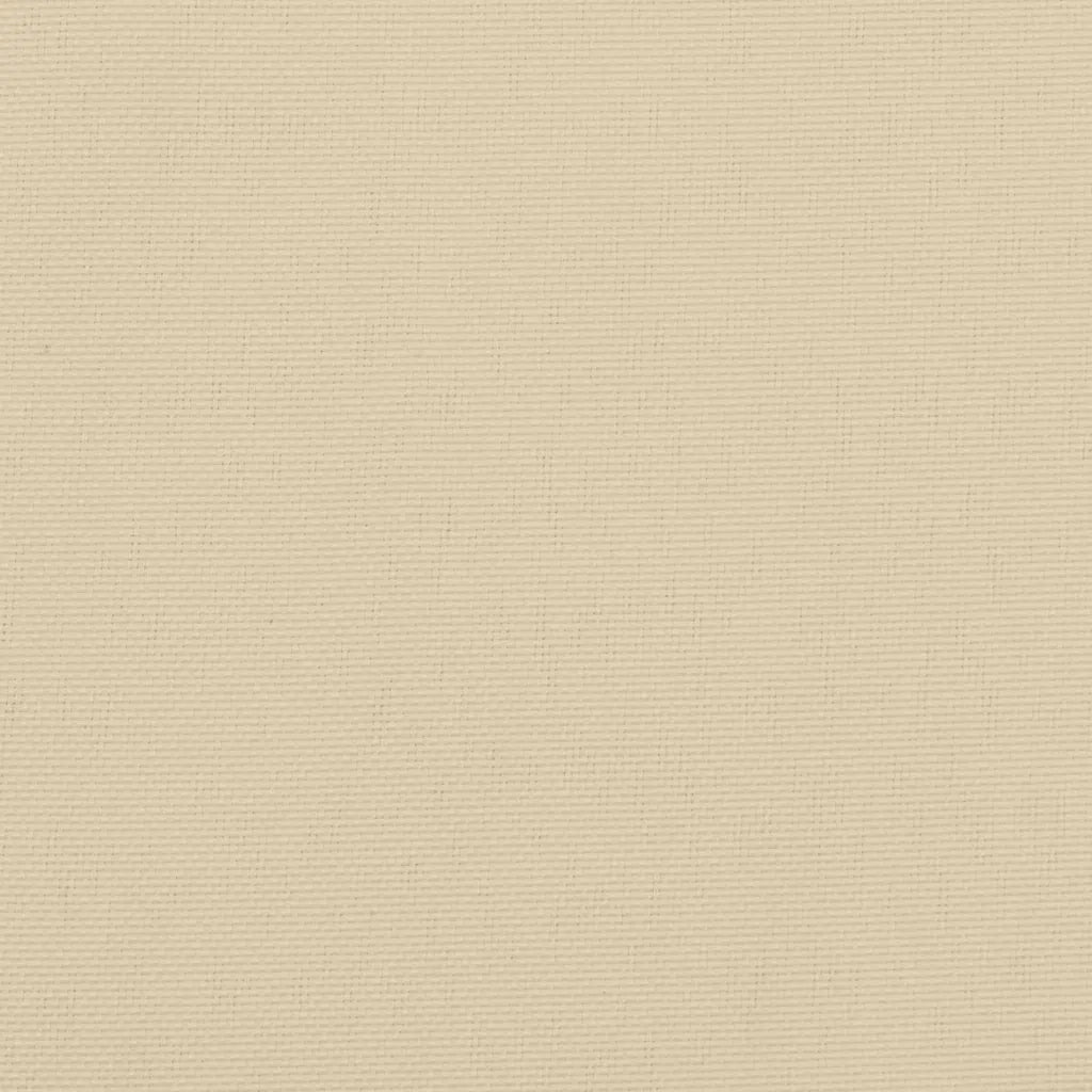 Cuscini per Pallet 2 pz | Cuscini per sedie Beige 50x50x7 cm Tessuto Oxford