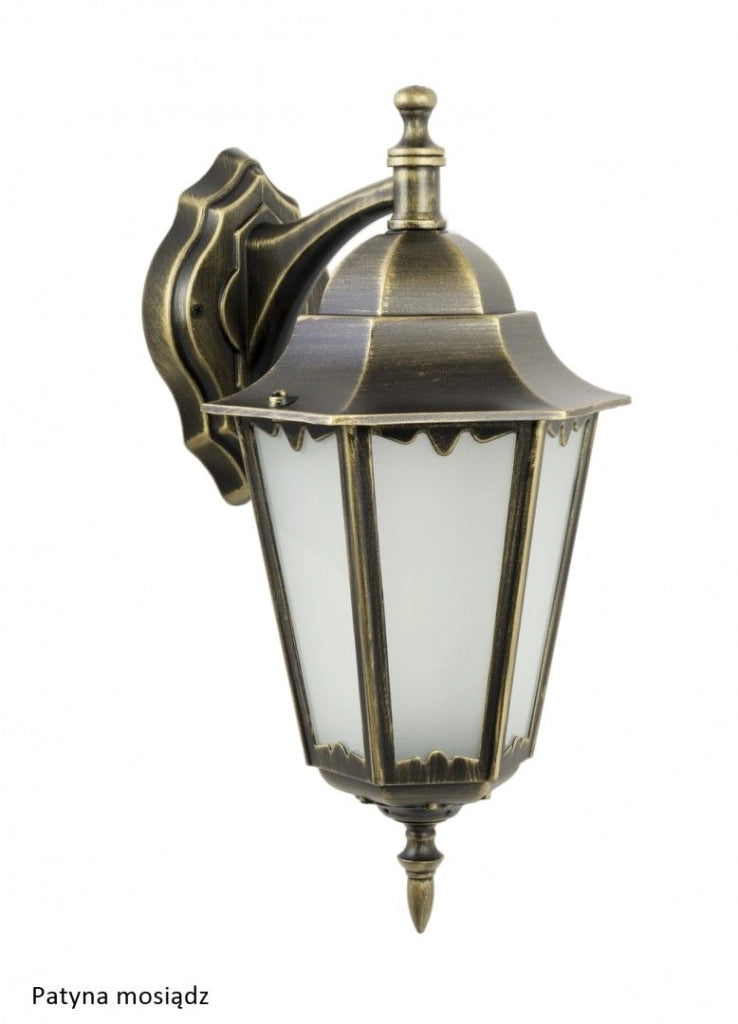 Applique esterno basso Retro nero E27 IP43 SU-MA 3012