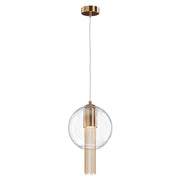 Lampada a sospensione Maytoni Flusso vetro bronzo GU10