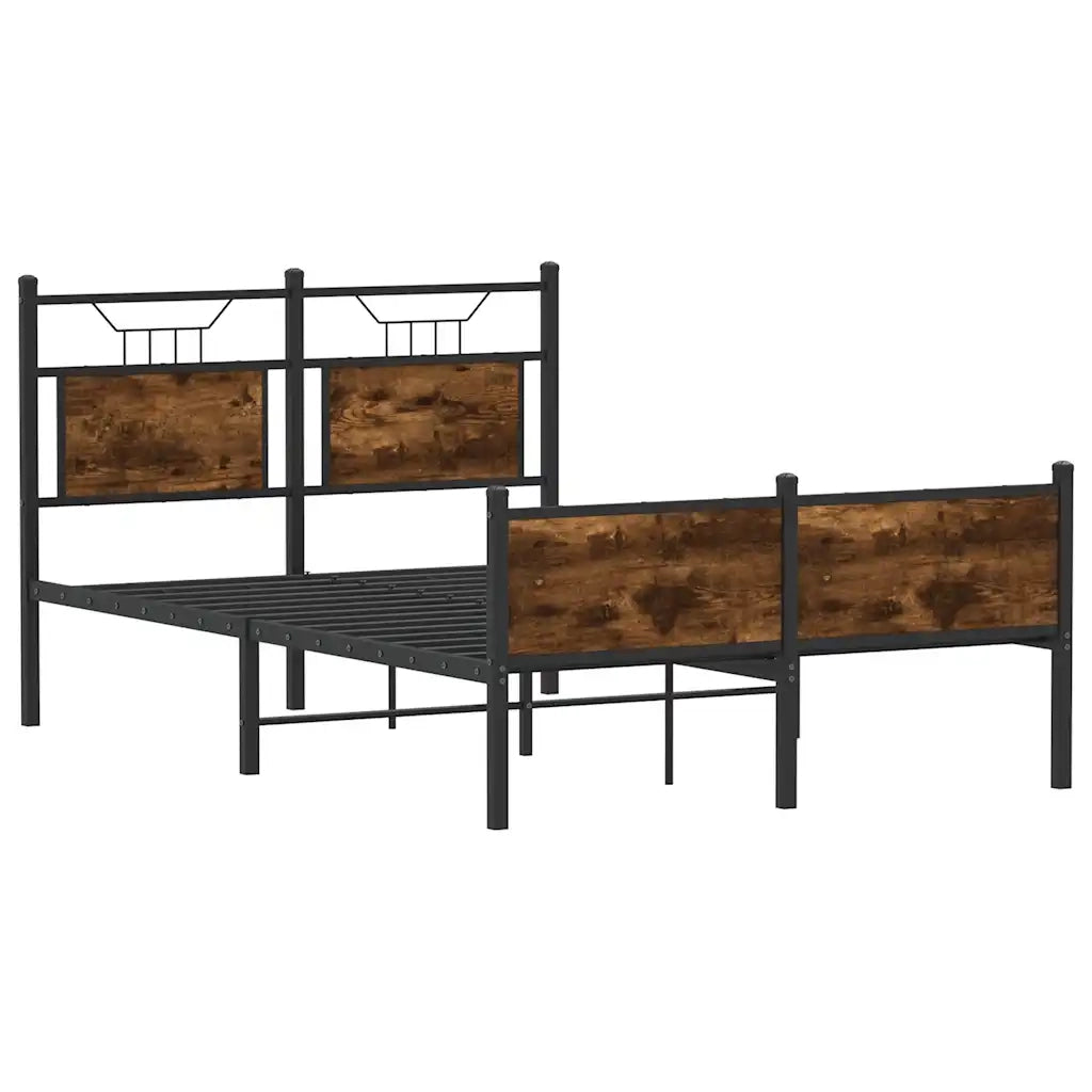 Giroletto senza Materasso Rovere Fumo 120x190 cm in Truciolato 4106923