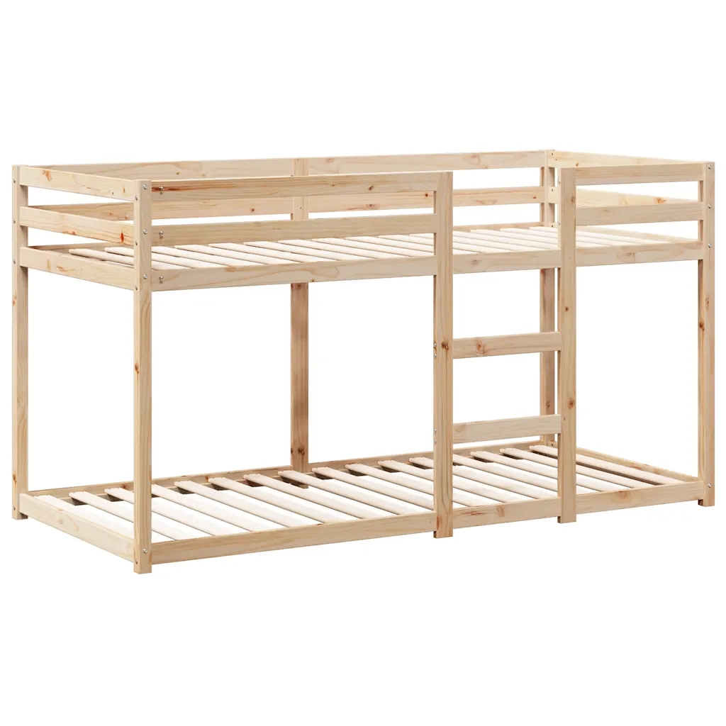 Letto singolo | Letto per adulti | Letto a Castello senza Materasso 90x200cm Massello Pino