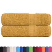 Asciugamani da bagno FROGN 2 pz | Teli per bagno Oro 100x150 cm 360 g/m2