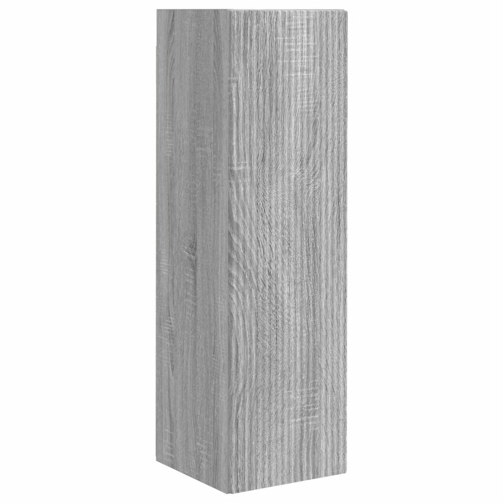 Set di Mobiletto da TV a Parete 4 pz-Credenza per TV sospesa Grigio Sonoma 512058