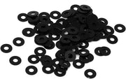 Gusci a sporgola metallica per spaziatura e serraggio nero, 100 pezzi, M1.4 x 4mm - Inox, rafforzamento per bulloni