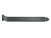 BANDELLE DRITTE CON ZANCA A FILO- - mm.250x35 - in ferro verniciato nero - 6 pezzi DIDIEFFE