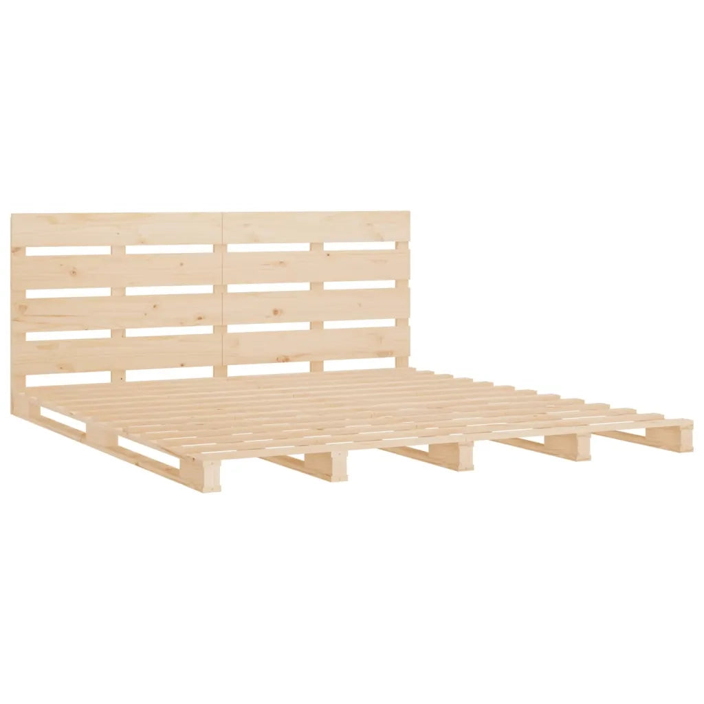 Giroletto-Struttura Letto in Legno Massello di Pino 120x190 cm Small Double