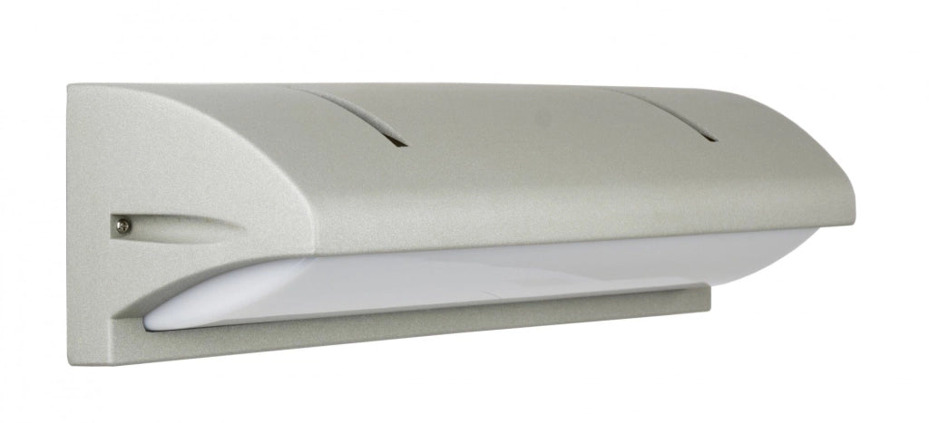 Applique esterna SU-MA Nelly 42cm 2xE27 argento IP54