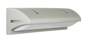 Applique esterna SU-MA Nelly 42cm 2xE27 argento IP54