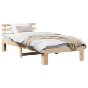 Letto singolo | Letto per adulti | Struttura del letto Naturale 80 x 200 cm Pino massello