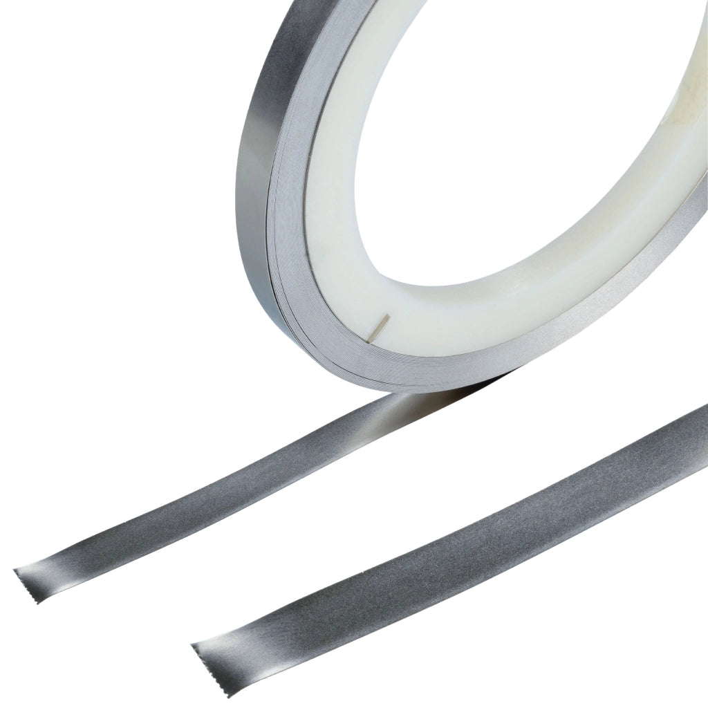 Nastro in Acciaio Nichelato per Saldatura Celle – 1m | Larghezza 8mm, Spessore 0,15mm | Ideale per Collegamenti Durevoli