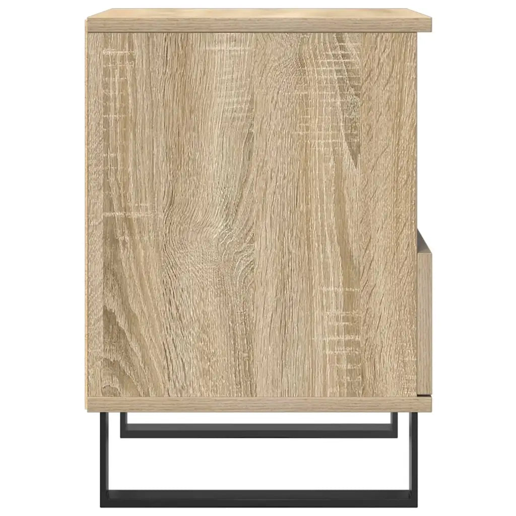 Comodini 2pz-Set di 2 Tavolino da notte Rovere Sonoma 40x35x50 cm in Legno Multistrato 310359