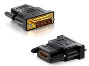 Adattatore DVI-D Dual Link (24 +1) Maschio a HDMI Femmina Bidirezionale 1080P