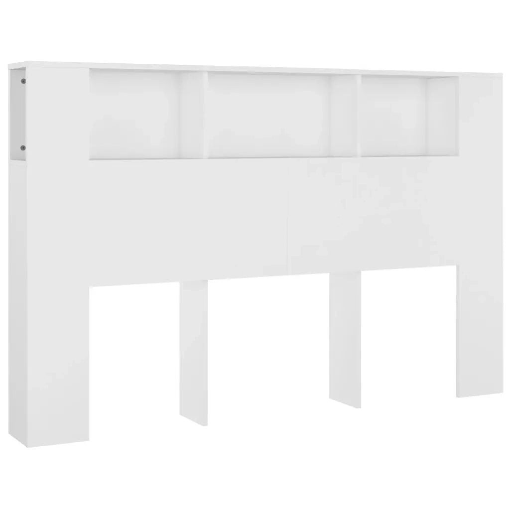 Testiera | Testata con Scomparti Bianca 160x18,5x104,5 cm