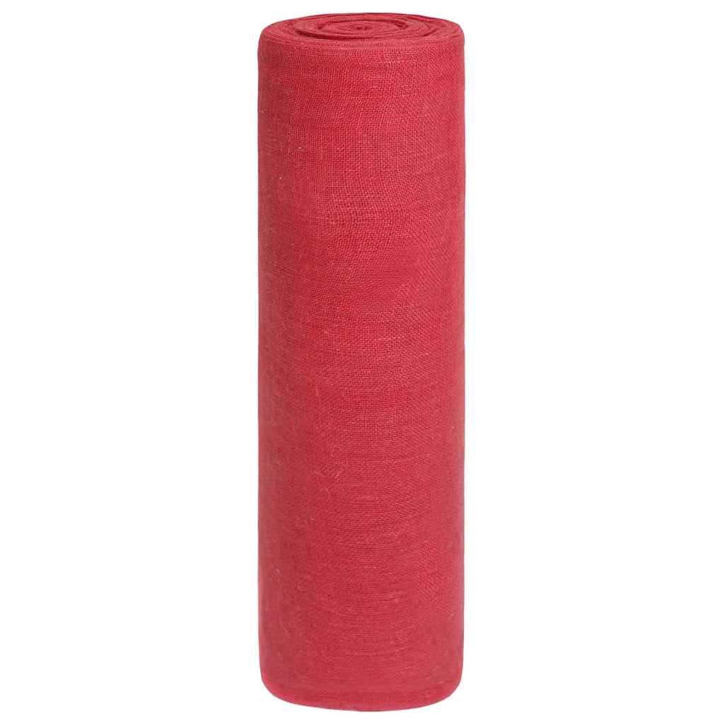 Rotolo di Juta 200 x 1000 cm Rosso 42012182