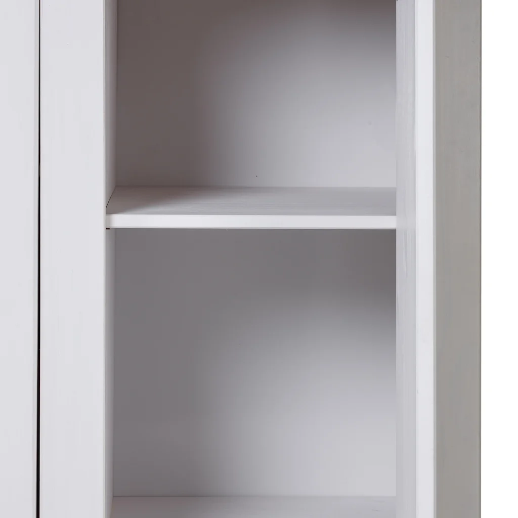 Armadio a 3 Ante Bianco 118x50x171,5cm in Pino Panama Range CFW2236704