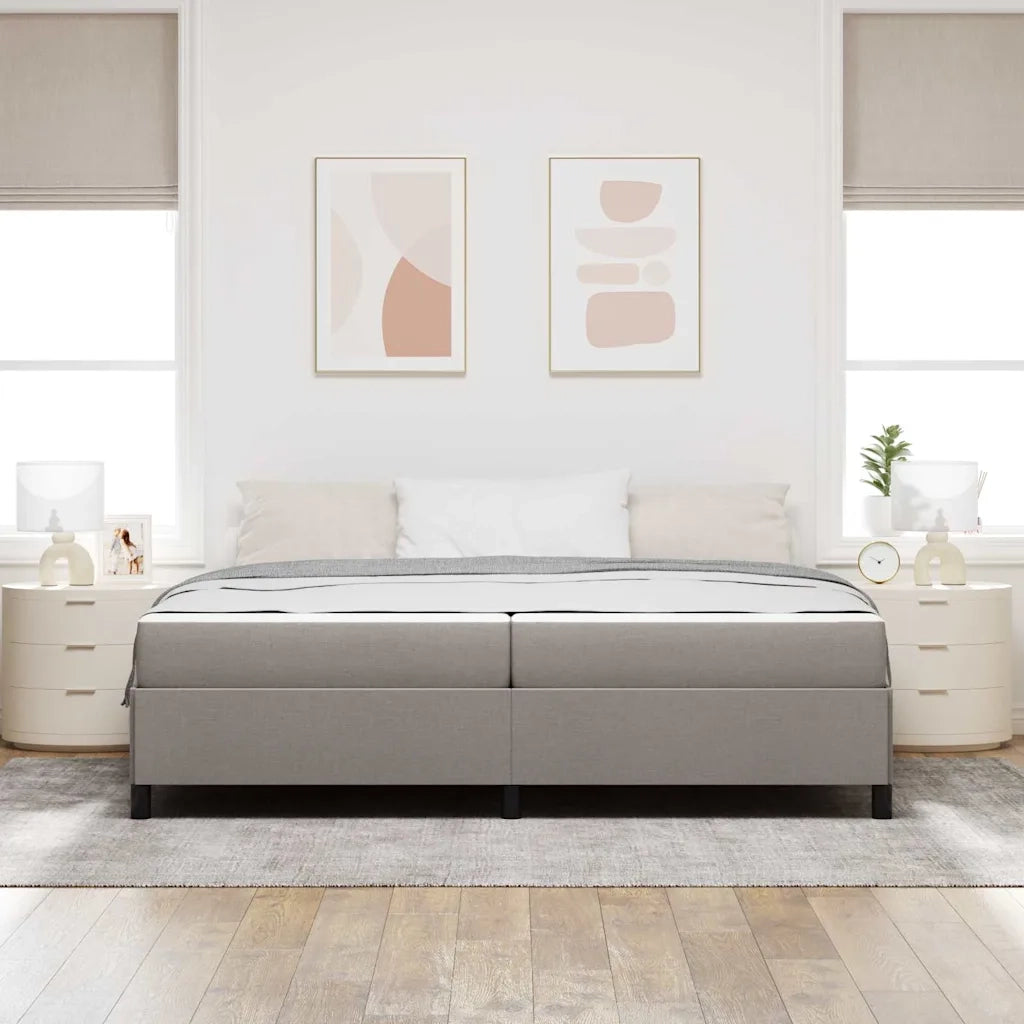 Letto a molle con materasso Talpa 200 x 200 cm Tessuto