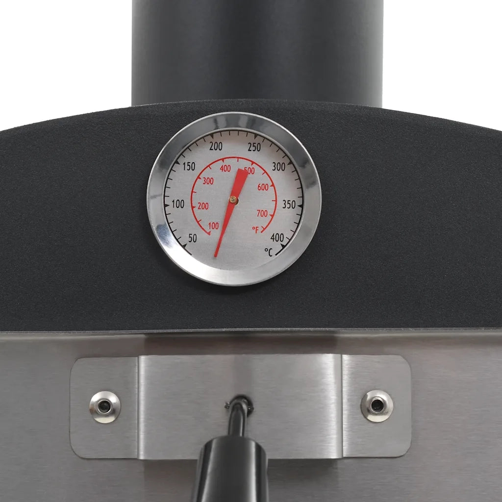 Forno Pizza Esterno a Carbonella con Pietra Refrattaria CFW1882332