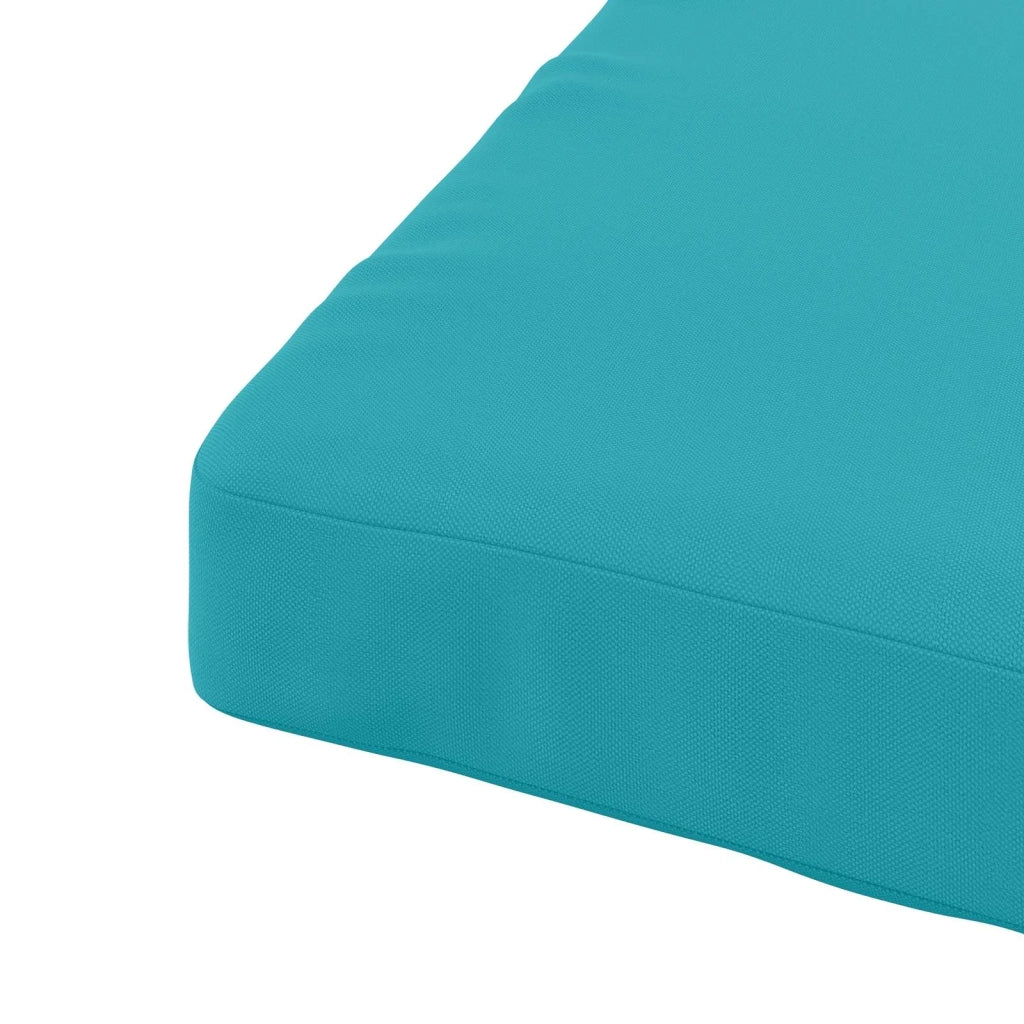 Cuscino per Sedia in Unico Pezzo SOEST 100% Poliestere Turchese 944987