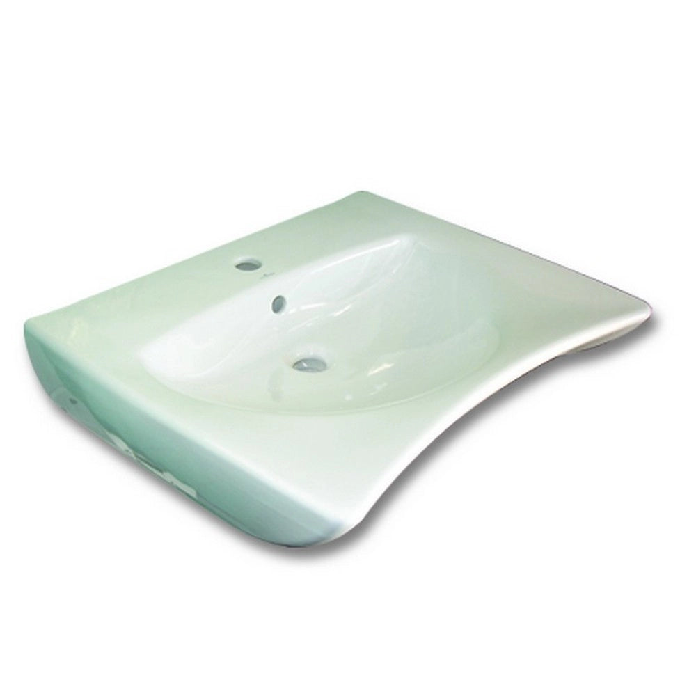 Lavabo in ceramica serie open