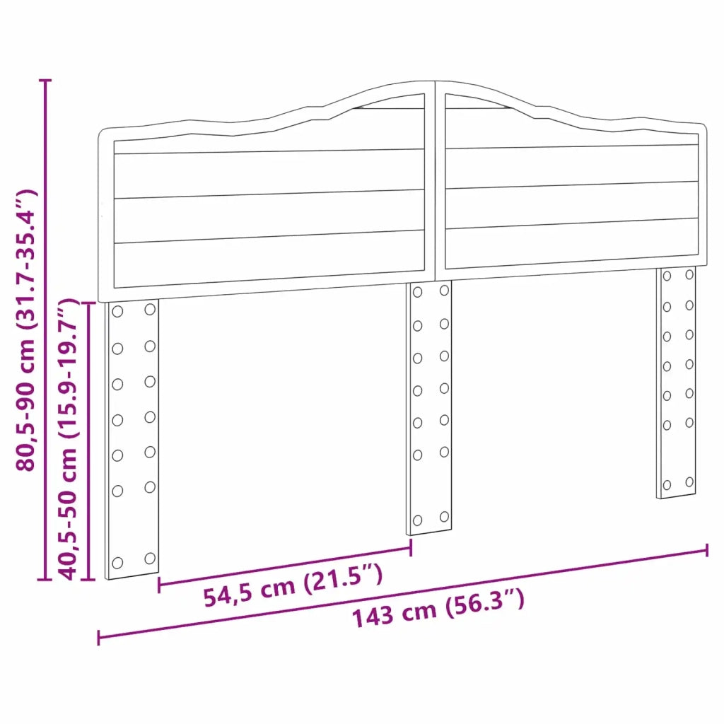 Testiera | Testata Bianco Legno multistrato