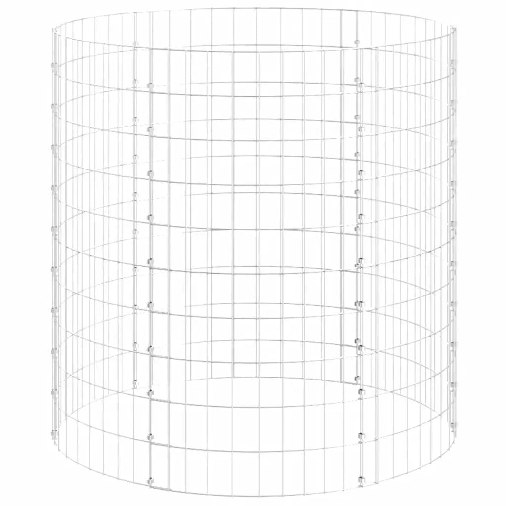 Compostiera da Giardino ?100x100 cm in Acciaio Zincato CFW6973814