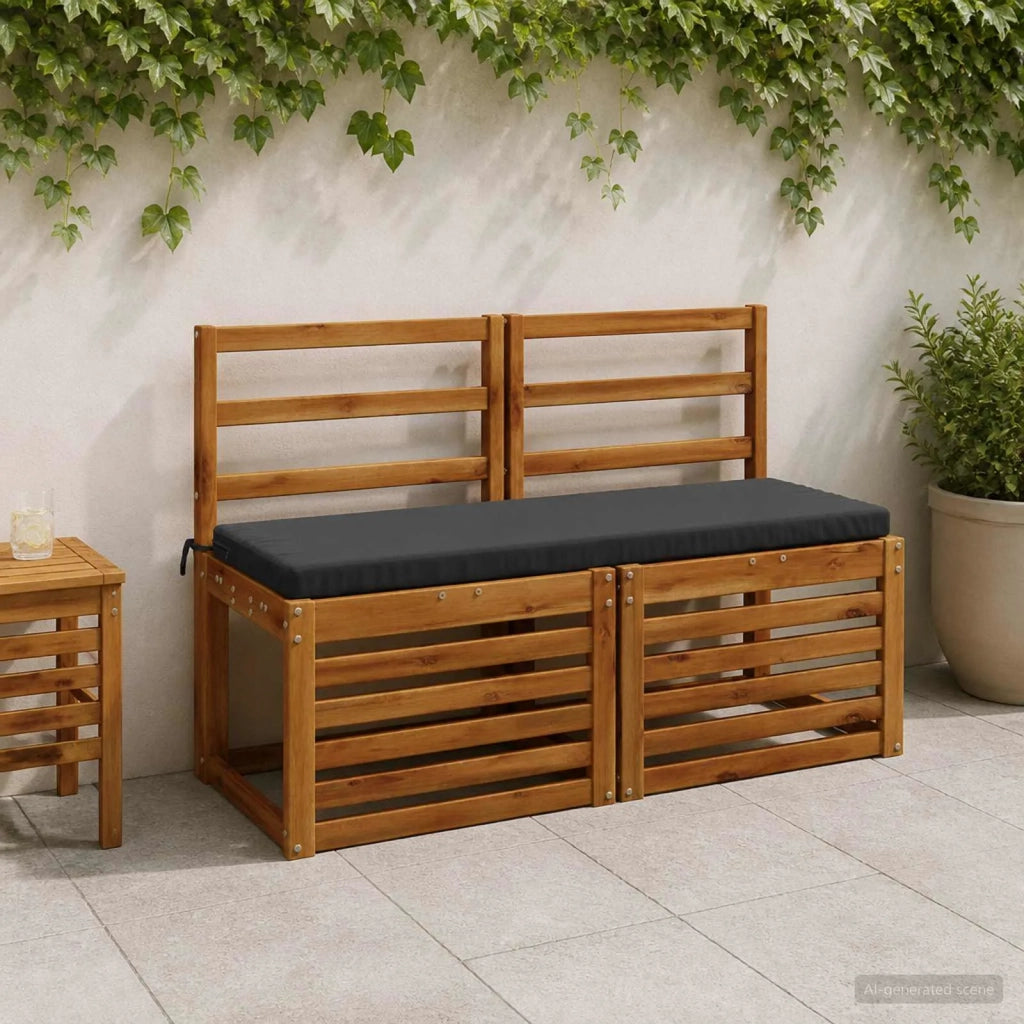 Cuscino per panchina SOEST 100% Poliestere Antracite 948814