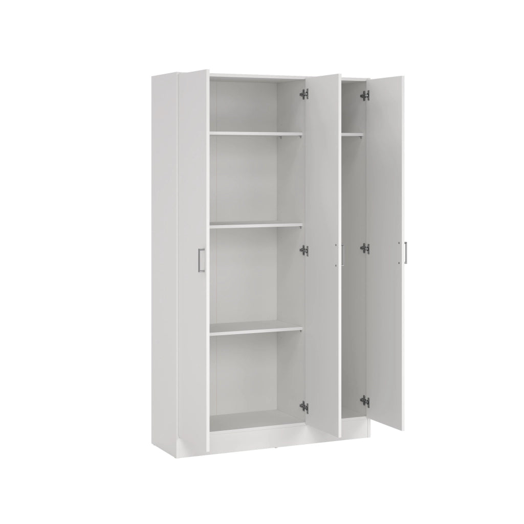 Vado, Armadio Multiuso Grande 4 Ripiani, 103.8x180h cm Bianco