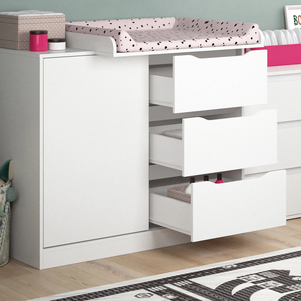 Vicco Fasciatoio Bianco 113 x 93 cm con fasciatoio
