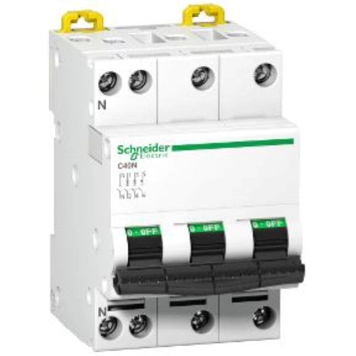 INTERRUTTORE MAGNETOTERMICO C40N 3P+N C 25A 6000A