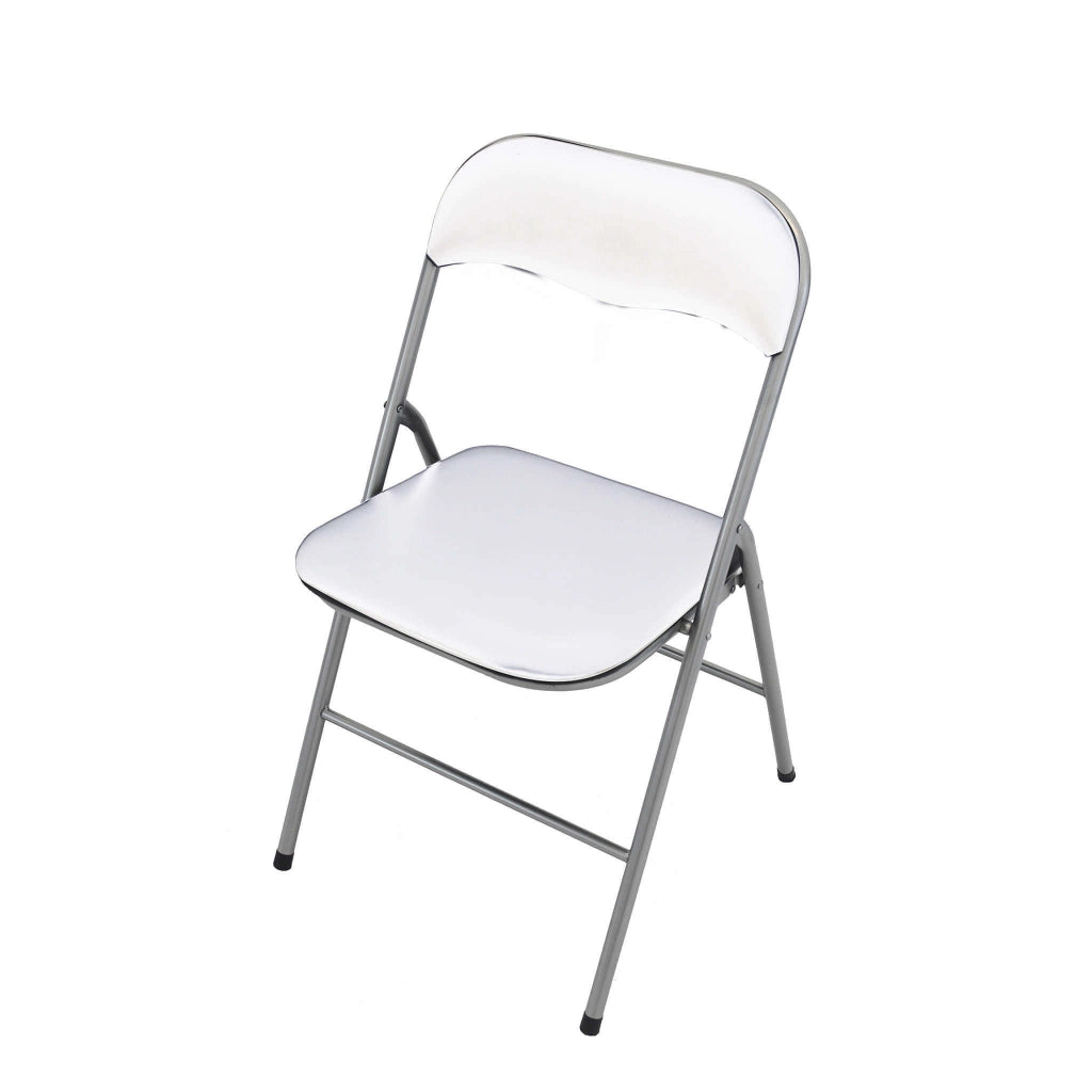 Sedia Pieghevole Salvaspazio in Acciaio PVC cm 44x45x79 - SLIM