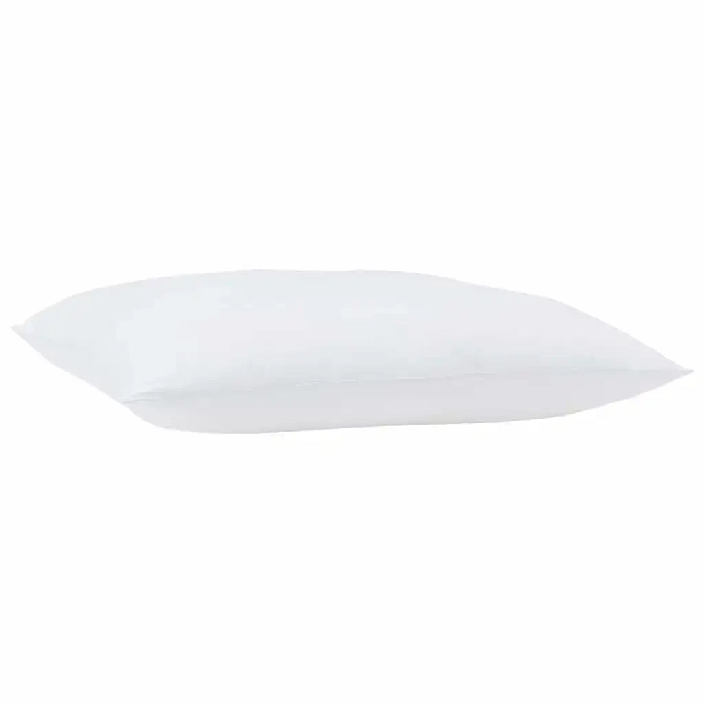 Cuscino 2 pcs Bianco 75 x 50 x 20 cm Cotone e Poliestere 42007806