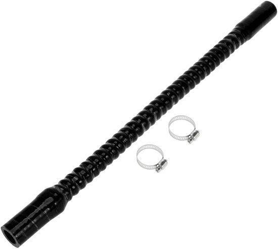 Slang universale in silicone - diametro interno 18 mm - lunghezza 500 mm - resistente a 300 °C - tessuto a più strati - slang in silicone