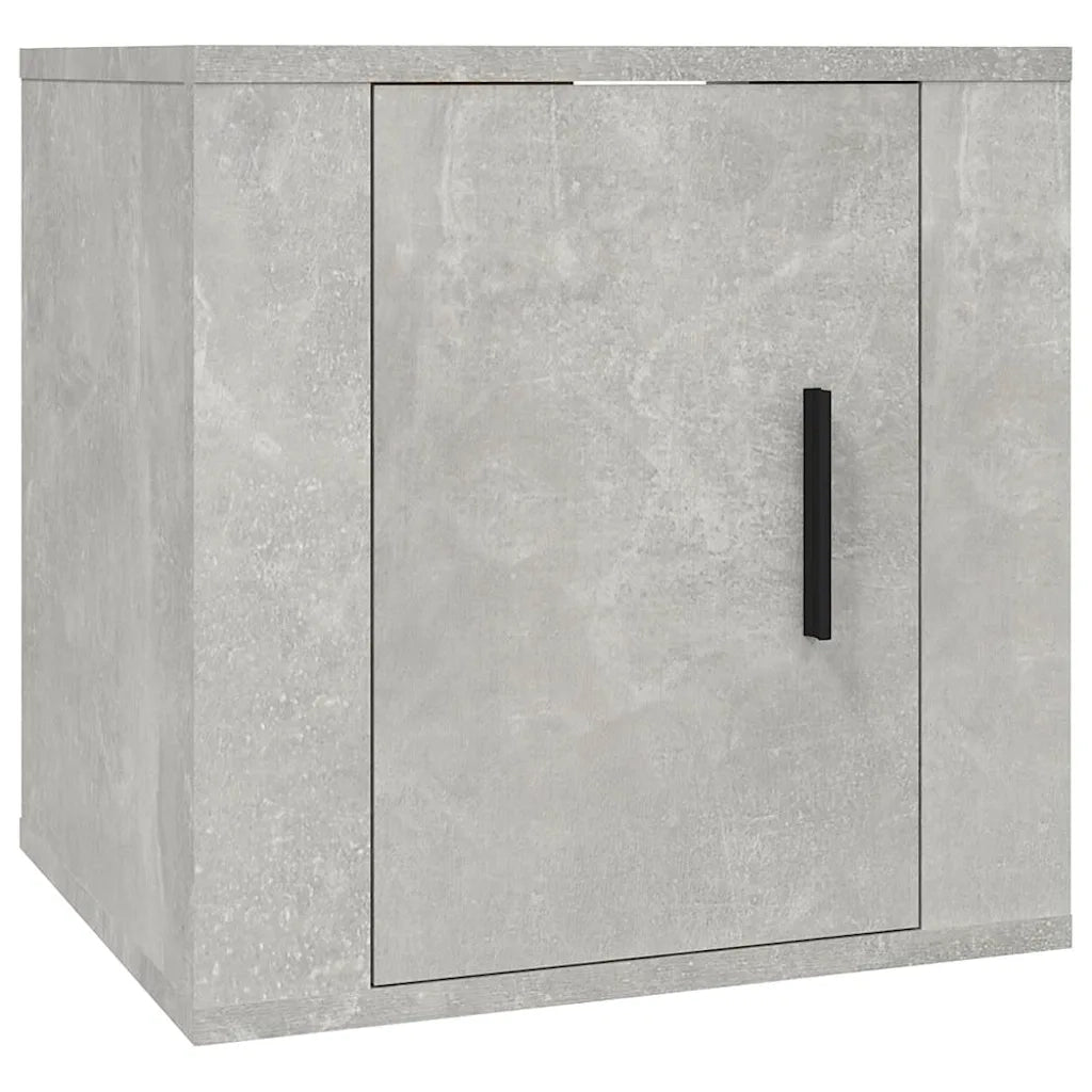 Set di Mobili Porta TV 2 pz Grigio Cemento in Legno Multistrato 3188426