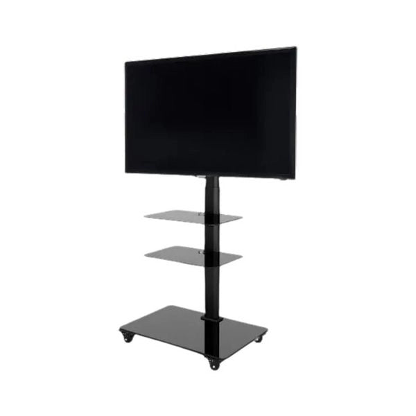 Supporto monitor pavimento ciatti trolley65nero nero