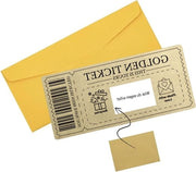 3x biglietto d'oro per il cinema, regalo di compleanno per donne