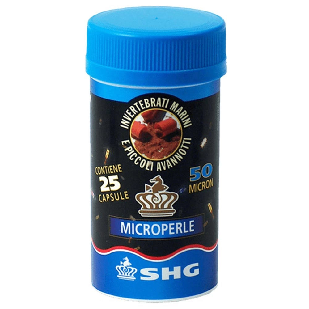 SHG Microperle - Alimento supplementare per Invertebrati e avannotti - 25 capsule