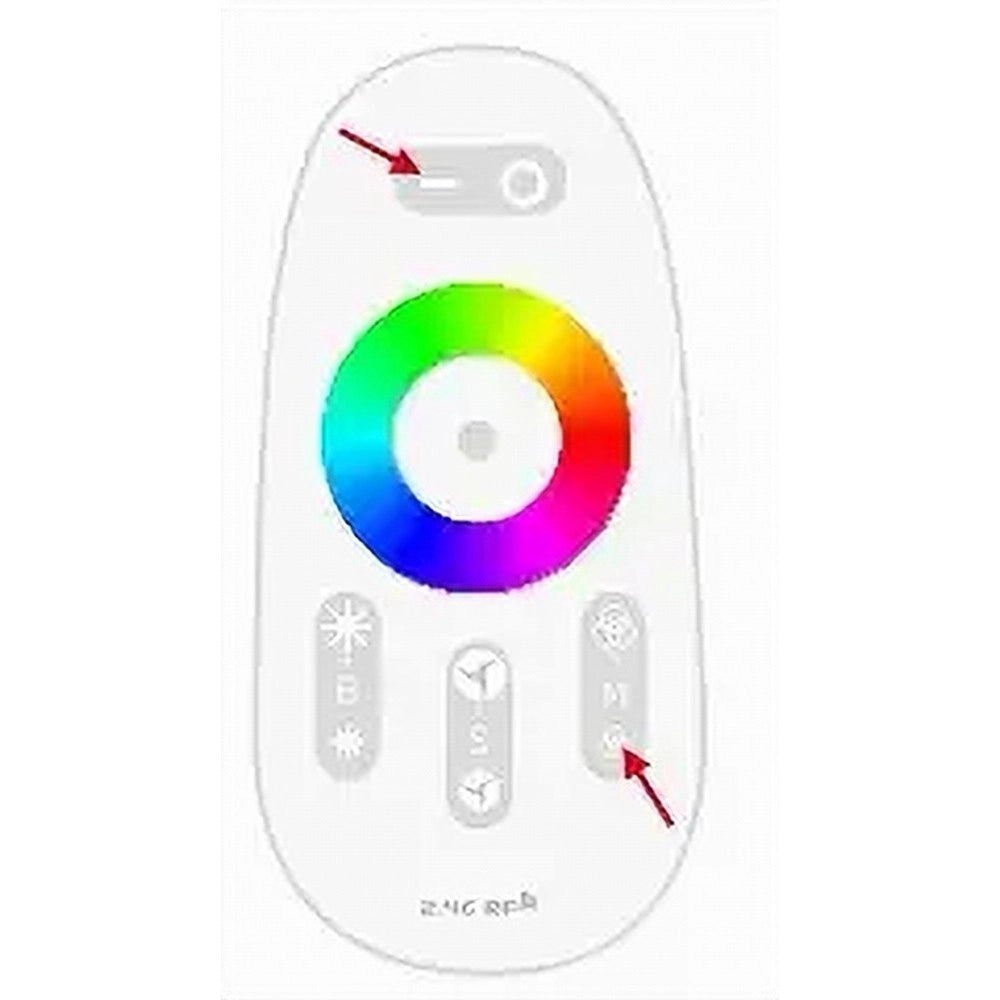 Trade Shop - Telecomando 2.4g Touch Screen Controller Illuminazione Striscia Led Rgb Ap1201 -