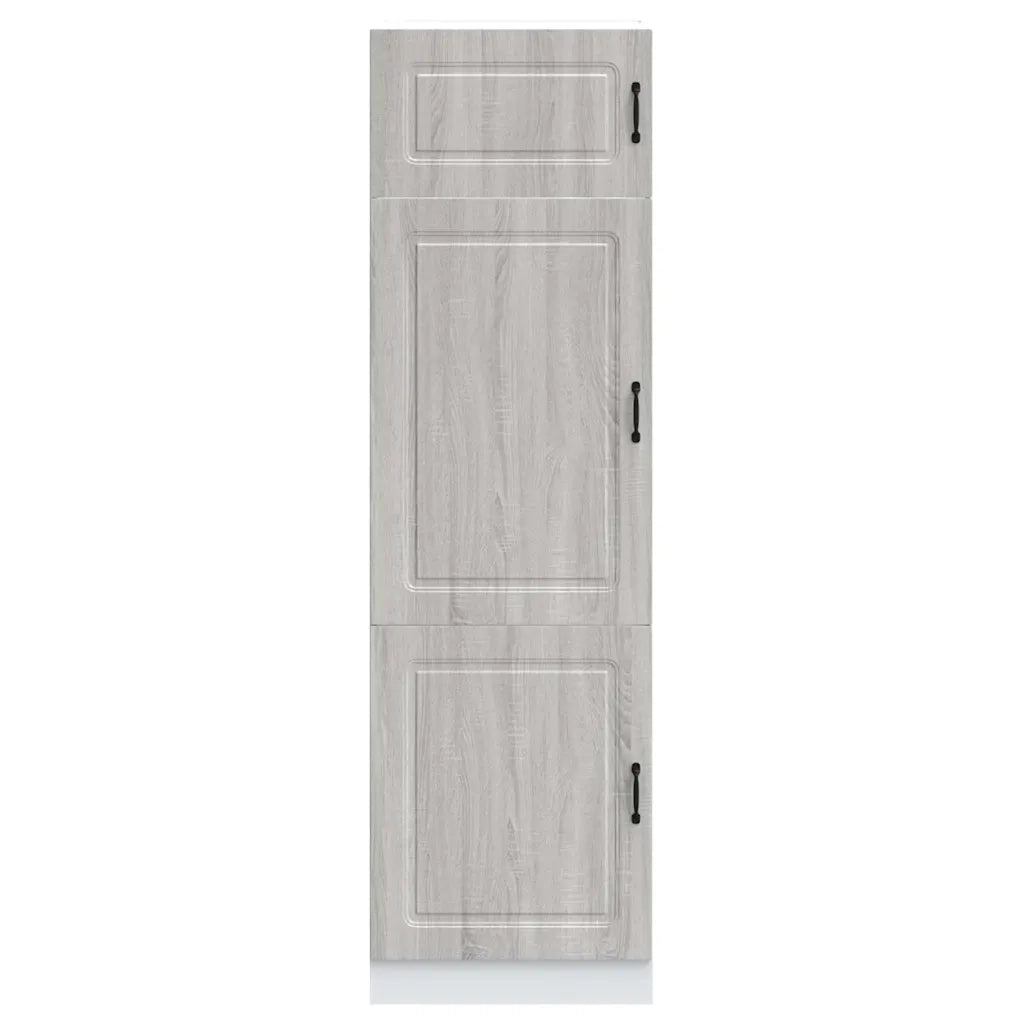 Pensile da cucina | Armadio da Cucina Kalmar Grigio Sonoma in Legno Multistrato