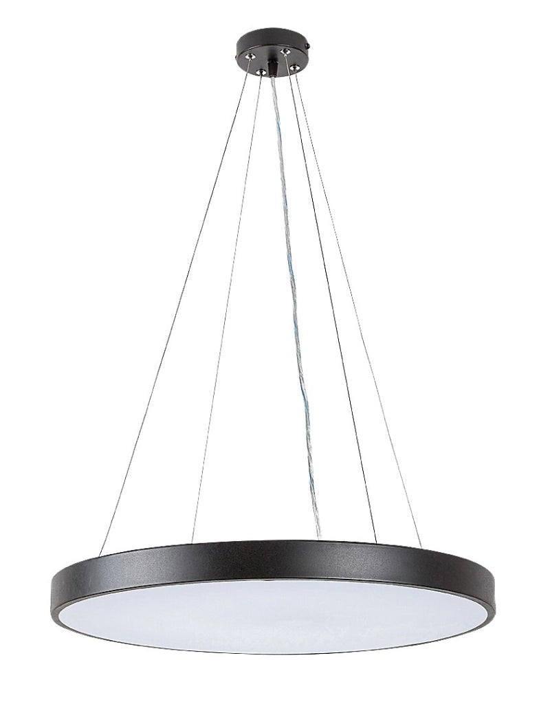 Plafoniera LED 60W dimmer telecomando Tesia Rabalux nera